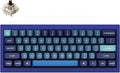 Keychron Q4 Wired Custom Mechanical Keyboard 60% Layout QMK/VIA Programmable Macro with Hot-swappable Gateron G Pro Brown Switch Double Gasket Compatible with Mac Windows Linux(Navy Blue)