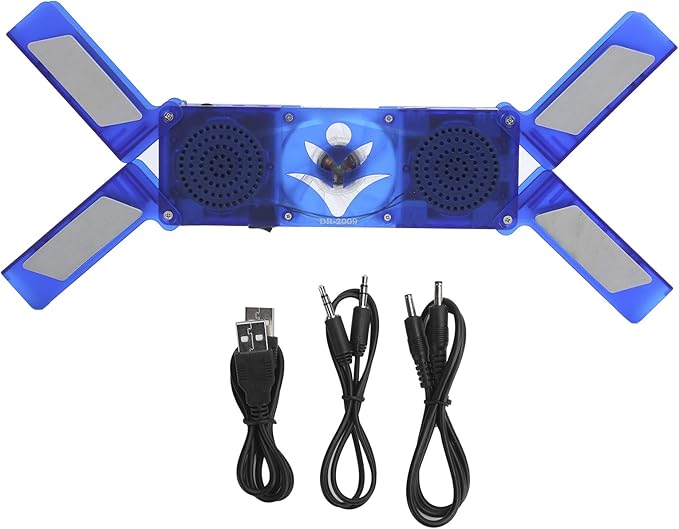 DR 2009 Laptop Pad Foldable Notebook Computer Cooler with 2 LED Fans Thin Emitting Base for 12 17 Inch Lap USB ed Portable