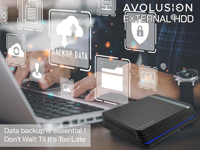 Avolusion PRO-X USB 3.0 External Hard Drive for WindowsOS Desktop PC/Laptop - (10TB) (Renewed)