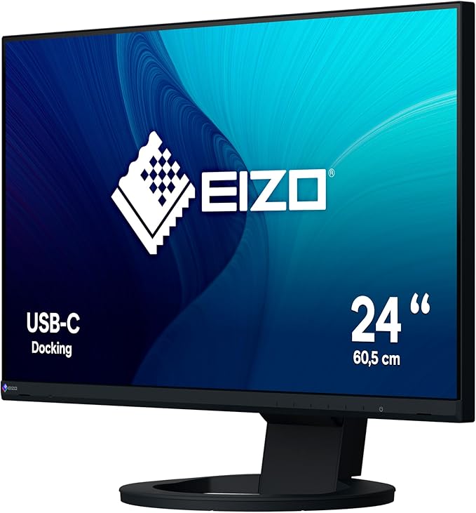 Eizo FlexScan EV2480-BK - 60 cm (23.8 Zoll) LED 1920 X 1080 IPS-Panel Pivot Speaker USB-C DisplayPort HDMI
