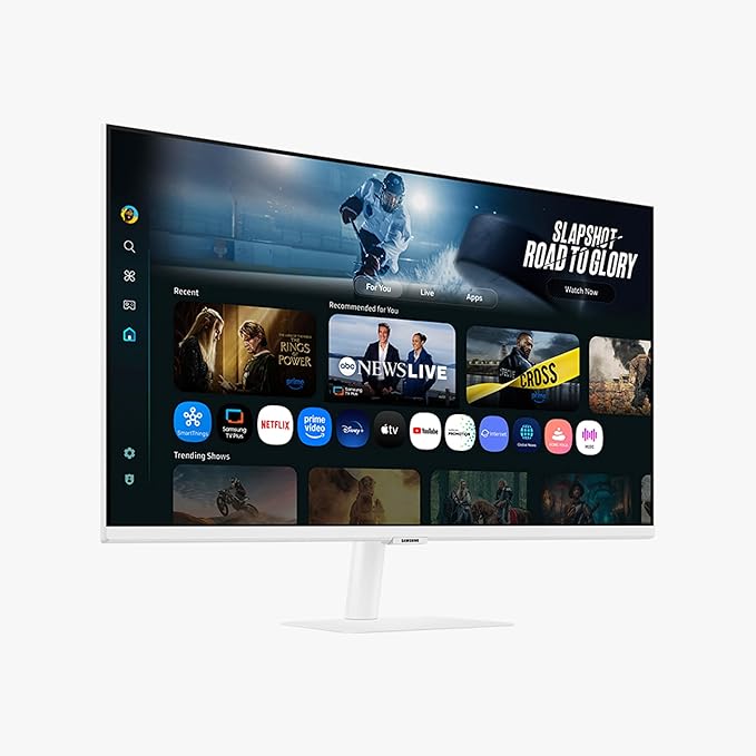 Samsung 32” Smart Monitor M7 (M70F) 4K UHD Display Samsung Vision AI Smart TV Apps Gaming Hub USB-C HDMI and USB-A White LS32FM703UNXZA 2025