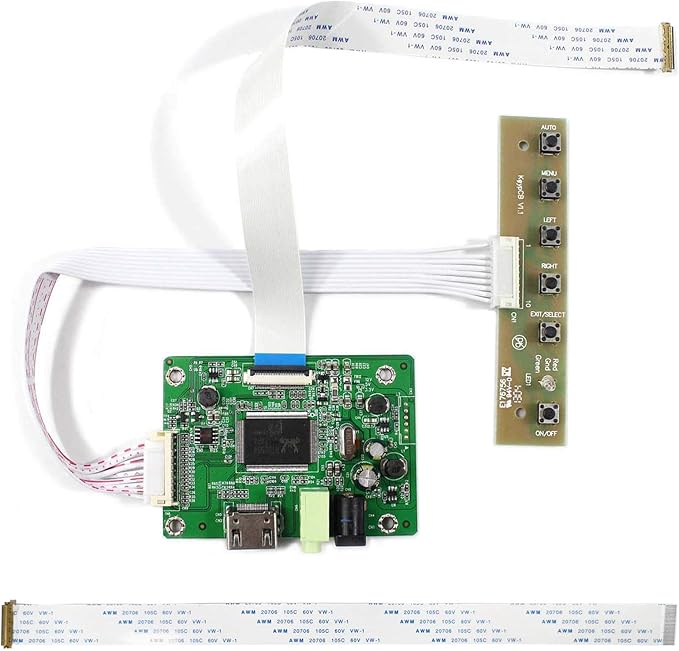 VSDISPLAY LCD Controller Board Work for 1920x1080 N116HSE-EA1 EA2 EJ1 N133HSE-EA1 EA3 EB1 B140HAN01.0 B140HAN01.1 B156HAN01.1 B156HAN01.2 B156HTN03.0 N173HCE-E31 30 Pin EDP WLED LCD Screen