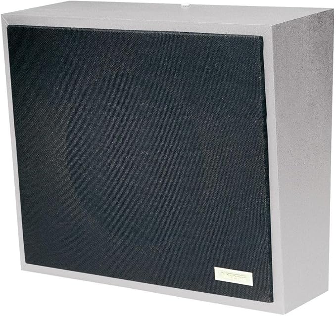 New - 8 Amplified Wall Speaker Metal Black - VC-V-1052C