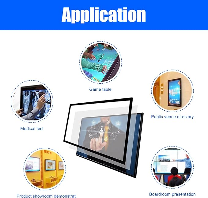 SpecialTouch 75 Inch Multi-Touch 20 Points Infrared Touch Frame &amp Screen Overlay Kit