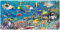 Ocean Coral Reef Angel Clown Fish Diving Large Gaming Mouse Pad Desk Mat with Stitched Edges Non-Slip Base