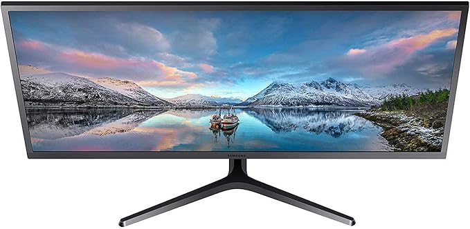 SAMSUNG 34-Inch SJ55W Ultrawide Gaming Monitor (LS34J550WQNXZA) – 75Hz Refresh WQHD Computer Monitor 3440 x 1440p Resolution 4ms Response FreeSync Split Screen HDMI Black