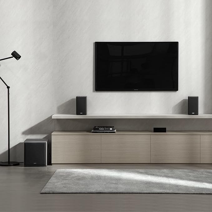 Edifier M601DB Bookshelf Coaxial Bluetooth with Optical &amp Auxiliary Speakers with 8 Inch Wireless Subwoofer 2.1 Computer System Bluetooth 5.1 AptX110W RMS Black