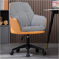 Adjustable Office Computer Chair with Armrest Office Chairs Furniture Lift Swivel Backrest Chair Game Armchair Computer(Orange-Black)