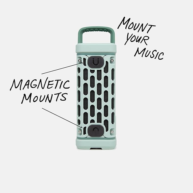 Turtlebox Ranger: Loud! Outdoor Portable Bluetooth 5.4 Speaker | Rugged Waterproof Ultra-Portable | Plays to 105db Deep Bass Shockproof Unlimited Pairing for Full Stereo Experience River Rock