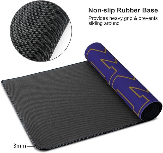 ANTKING Baltimore Mouse Pad for Men Women Youth Gifts Custom Name and Number Desk Pad