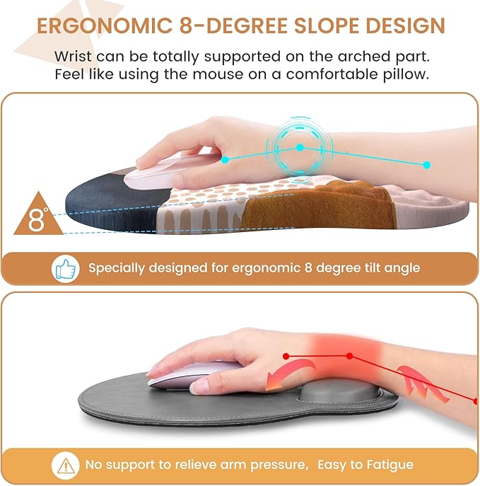 Large Desk Matt for Desktop Boho Desk Mat Set Carpal Tunnel Keyboard and Mouse Pad Desk Mat for Keyboard and Mouse XL Computer Mouse Pad for Desktop Laptop Color Block Orange