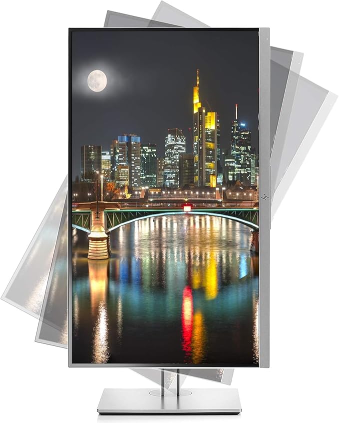 HP Business EliteDisplay E273 27 Inch Screen Full HD LED-Lit Black/Silver Monitor 2-Pack