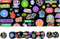 Gaming Mouse Pad Keyboard Wrist Support 4 in1 Mousepad with Wrist Keyboard Rest Computer Desk Mat Non-Slip Desk Pad Protector with Memory Foam Easy Typing Pain Relief I Cute Funny Style