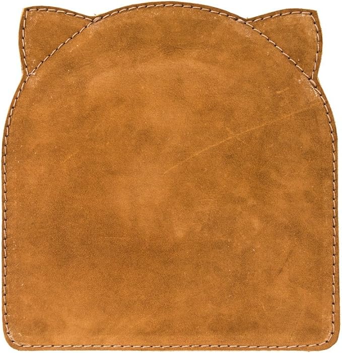 Hide &amp Drink Soft Leather Cat Mouse Pad Handmade Swayze Suede