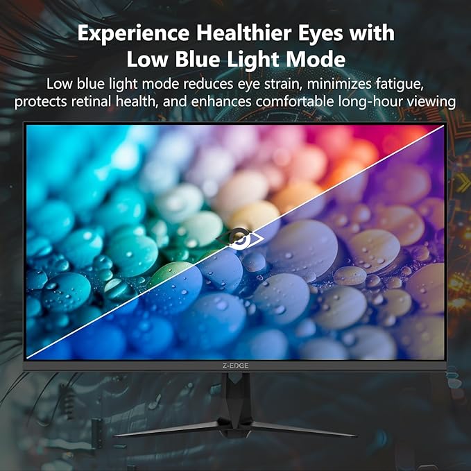4K Monitor Z-Edge 27 inch IPS Monitor UHD 3840x2160 IPS Computer Monitor 450 cd/m² 160Hz Refresh Rate 1ms Response Time G274K Ultra-Thin Bezel