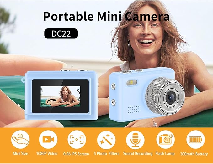 Long Battery Life Transportable Camera 80Min Registering USB Create Charging Assist Live I Type Extended Tasks with Scintillate