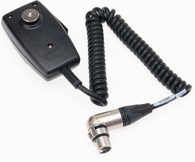 REI 480015 Professional Handheld PA Microphone 4-Pin Omni-Directional with Heavy Duty 3FT Coiled Cord 300-6000 Hz Superior Sound Quality &amp Durability