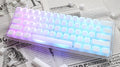 Ducky One 3 Mini Aura 60% Mechanical Keyboard: Quack Mechanics Dampening Hot-Swappable Cherry MX Brown Switches High-Density PBT Tripleshot Keycaps RGB US White