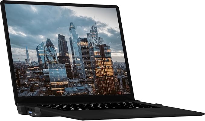 UAG Designed for Microsoft Surface Laptop 5/4/3 Integrated Smart Card Reader Black CAC PIV Reader with USB/USB-C Hub Security Lock Strong Security Data Protection by URBAN ARMOR GEAR