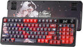 Redragon K719 PRO Wireless Gasket Gaming Keyboard w/Hype Screen &amp Knob 95 Keys Mechanical Keyboard Easy-Control 1.14’’ TFT Info Display 5-Layer Noise Dampening Custom Linear Switch Anime Edit