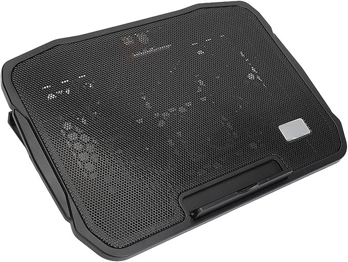 Powerful Laptop Cooling Pad with Wind Speed Ergonomic Design Multifunctional Base for Typing and Viewing Nonslip Design