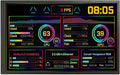 VSDISPLAY 10.1 Inch 1280x800 Computer Temp LCD Monitor PC Case Screen Display Supports Theme Editor DIY Dynamic Image Picture Wallpaper Monitoring RAM CPU GPU DataBlack