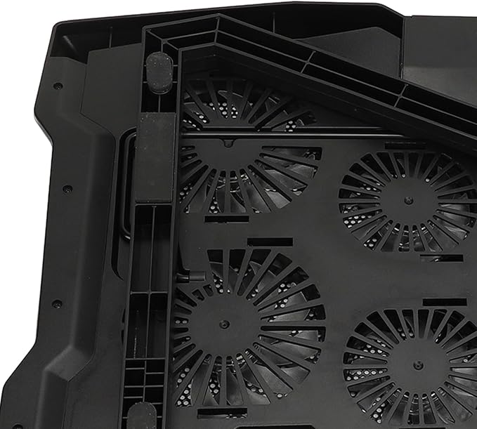 Height Laptop Cooling Pad Notebook Cooler with 8 Powerful Fans 5 Ergonomic Stand for Gaming Laptops Portable USB Laptop Cooler Laptops