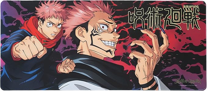 Grupo Erik XXL Mouse Pad - Jujutsu Kaisen Gifts | Gaming Desk Mat 31.5 x 13.8 inches Non-Slip Rubber Mat Keyboard &amp Mouse Mat Large | Gaming Gifts Gamer