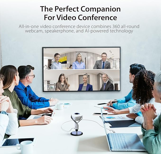j5create JVU368-360 AI-Powered Webcam Wireless Extender for USB Webcam/Cameras/Microphones/Speakers