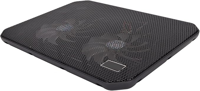 KIMISS Ergonomic Gaming Laptop Cooling Pad with Fans USB Ports Fast Heat Dissipation for Laptops Under 17in - Silent Laptop Cooler