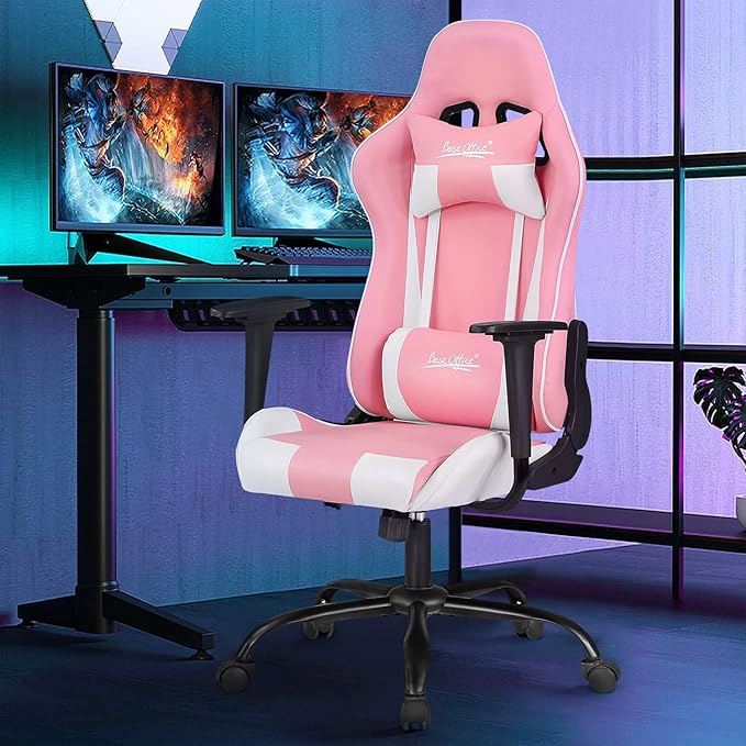 Silla Gamer Chair - Adults &amp Kids PC Gaming Recliner with Headrest &amp Lumbar Support