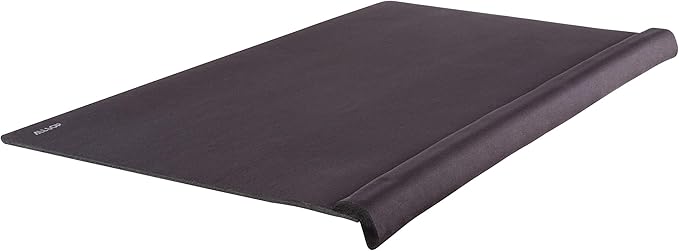 Allsop Ergoedge Deskpad W/Large Wrist Rest and Mousing Surface Foam Large Black