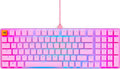 GLORIOUS Gaming - Custom Keyboard - Hot-Swappable Mechanical Switch - Full Size Pink Wired Keyboard - Low Profile - Cherry Mx Style - Double Shot Key Cap &amp Linear Switch