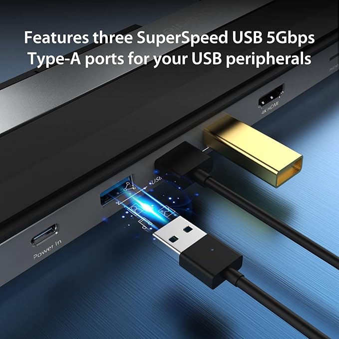j5create USB-C 4K HDMI Docking Station (9-in-1) 4K HDMI 5Gbps USB-A x3 Card Reader PD 100W Gigabit Ethernet Combo Audio Jack for MacBook and Windows USB-C Laptop (JCD533)