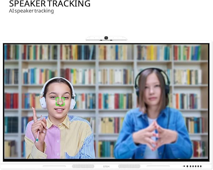 GTek All-in-One 4K AI Tracking Conference Camera with Microphone Array 8.3MP Ultra HD Webcam Auto Framing Wide-Angle 120° View Noise Reduction USB Plug &amp Play for Zoom/Teams/Classrooms