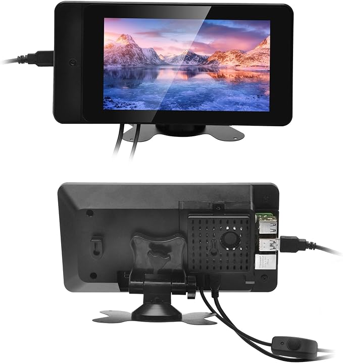 OSOYOO PiStudio Case with 7-inch IPS DSI V4.0 Touch Screen: A Comprehensive Touchscreen Solution for Raspberry Pi 5 4 3 2 Projects