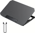 Gaming Laptop Cooling Pad with 2 Fan 2 USB Port Tablets Stand for Notebook Cooling Pad Adjustable Holder Bracket Fan Cooling Pad