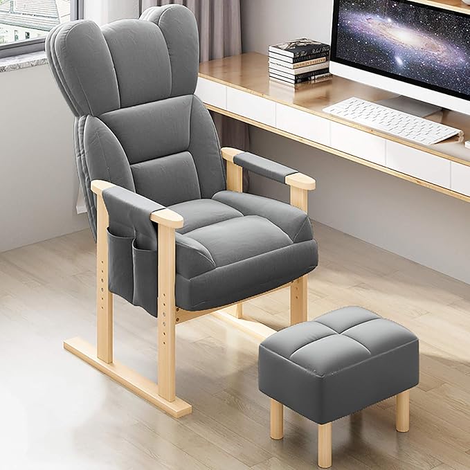 Office Chair Gaming Chair Computer Chair High Back Gaming Chair Relax Desk Chair for Racing Work ExecutiveOffice Chair with Footrest Adjustable Backrest HeadrestHome Ergonomic Computer Cha