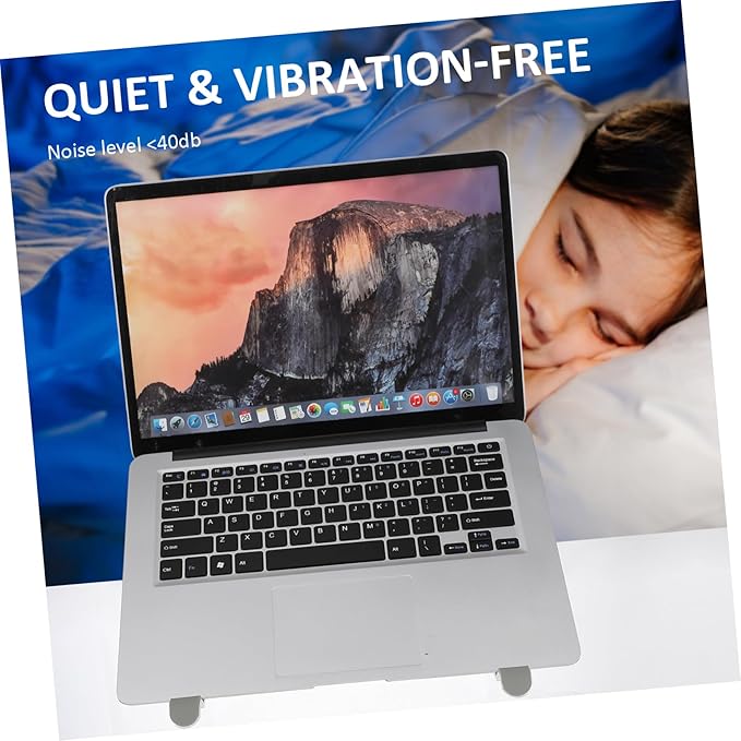 Laptop Cooling Stand Height Slip Design and Quiet Operation Compatible Laptop for Use