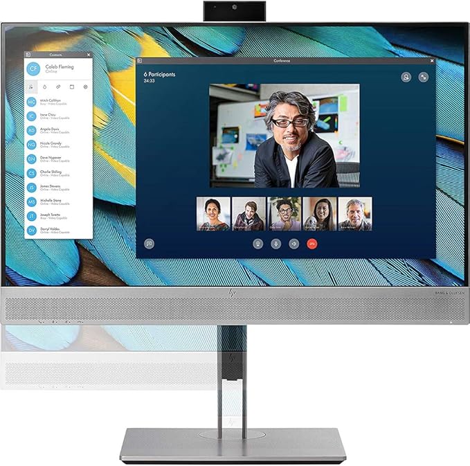 Hewlett Packard 1FH48A8#ABA 24 inch EliteDisplay E243m Monitor Bundle with 2 Pack