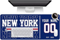 ANTKING New York Mouse Pad Custom Name and Number Desk Pad for Men Women Youth Gifts