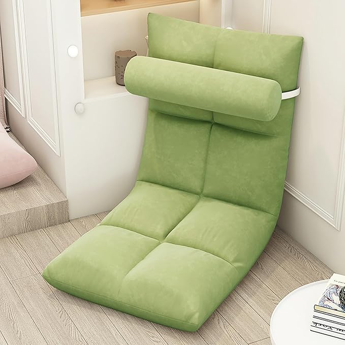 NaKeah Floor Chair with Back Support Floor Couch Floor Sofa Gaming Floor Chair Meditation Chair 5 Adjustable Foldable Floor Seating for Living RoomD