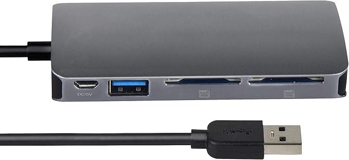 Multiple SD Card Reader 4 Slot USB 3.0 SD 5Gbps Support SDXC Up to 2TB SDHC SD Up to 256GB UHS-I - for Windows Mac Linux Android