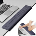 Leolee L-Shaped Desk Long Wrist Rest Elbow 60CM Deep Blue Memory Foam Arm Rest for Desk with Non-Slip Base Ergonomic Desk Edge Cushion Wrist Support for Computer Keyboard Typing Office Home