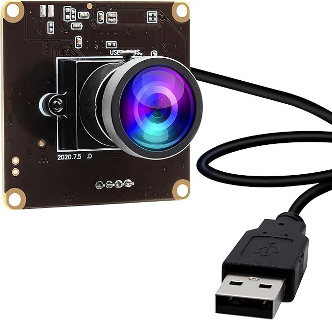 ELP 260fps USB Camera Module for Computer - 120 Wide Angle Lightburn 2MP Mini USB2.0 PC CMOS OV4689 260FPS@360P 120FPS@720P 60FPS@1080P FHD Web High Frame for Jetson Nano