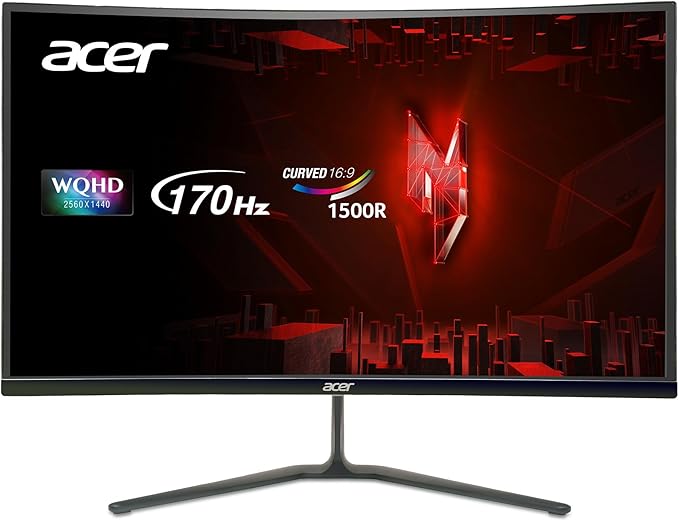 acer Nitro ED270U - 27 Monitor WQHD 2560x1440 170Hz 1ms 250Nit HDMI DisplayPort