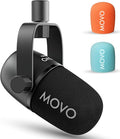 Movo CastMic Dynamic XLR Podcast Microphone for PC Gaming Streaming YouTube and Musicians - Cardioid Podcast Mic for Content Creators