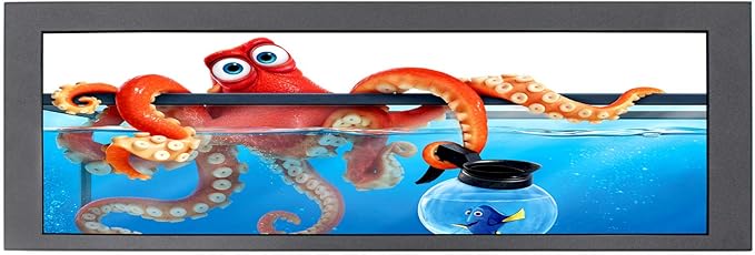 VSDISPLAY 14.9inch 1280x390 LCD Monitor VS149ZJ01which with Screen LTA149B780F and DVI VGA Input Controller Board 68676 as a bar Display Monitor/Advertising Screen