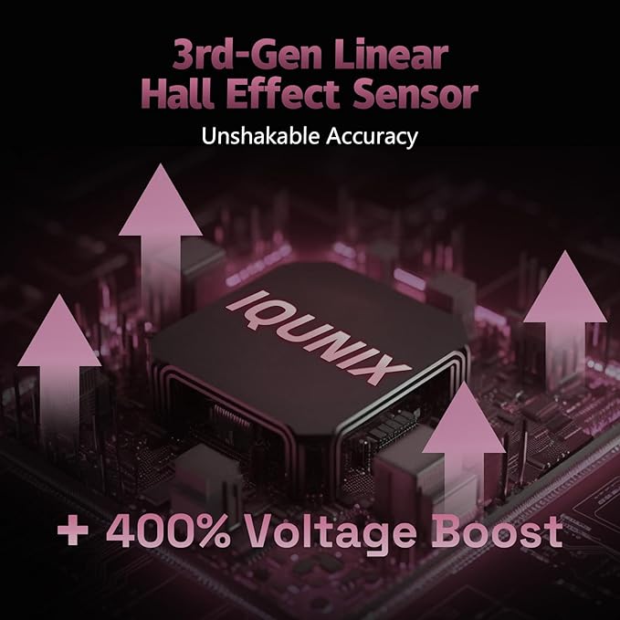 IQUNIX EV63 Hall Effect Magnetic Gaming Keyboard 60% | Rapid Trigger Adjustable Actuation for FPS Gamers | Hot Swap SOCD RGB Full Aluminum Case (Silver Knight)