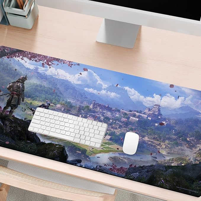 Head Case Designs Officially Licensed Assassin's Creed Key Art Shadows Graphics 37.4 x 15.75 x 0.16 inches (900 x 400 mm) - XL Gaming Office Desk PC Keyboard Mouse Mat Pad